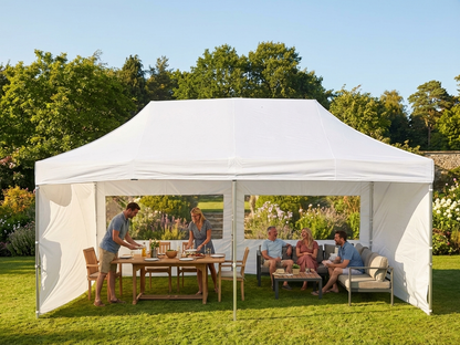 White pop up gazebo 3x6m for outdoor events - view 3