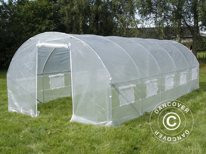 Polytunnel Greenhouse with Transparent Foil for Domestic and Commercial Use - product detail