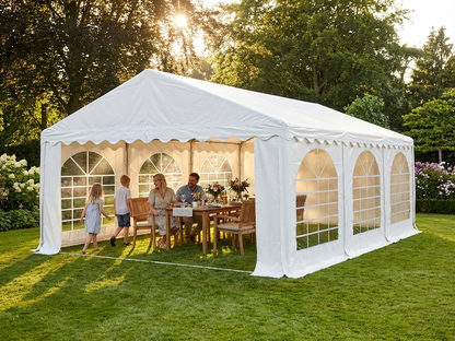 White PVC Marquee 6x8 m for Outdoor Events - view 3