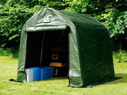 Green storage tent 2x2x2 metres for outdoor use