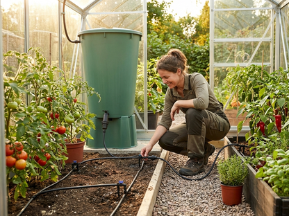Black greenhouse irrigation system for 4m greenhouses