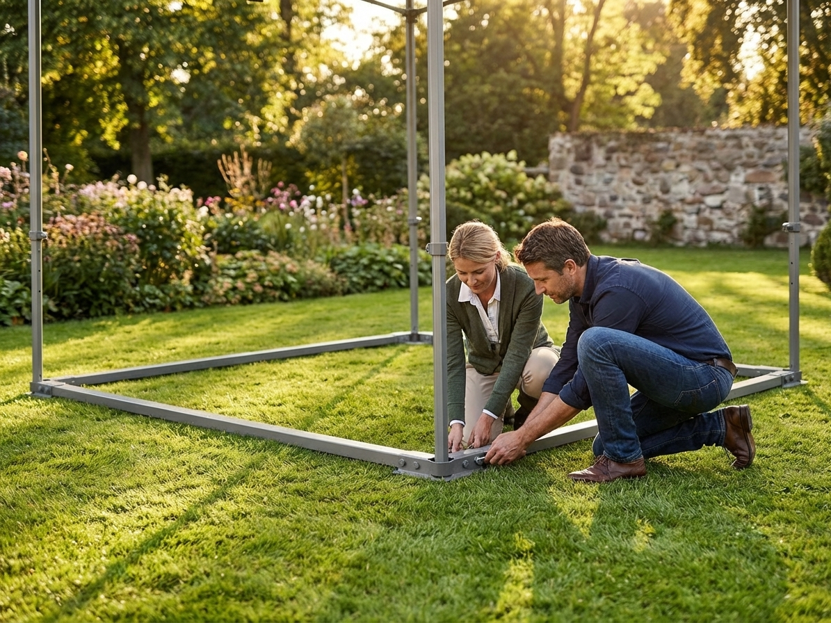 Steel Ground Bar for event and canopy support