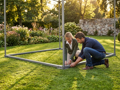Steel Ground Bar for event and canopy support