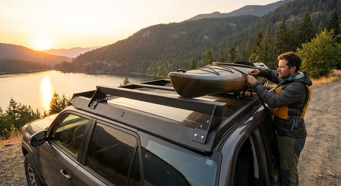 Lightweight aluminium wind roof bar for outdoor use - view 3