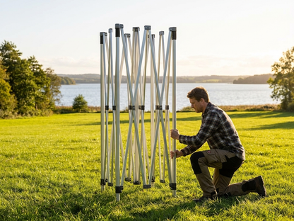 Aluminium gazebo frame with 50mm tubes for outdoor events - view 3