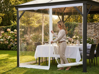 Transparent PVC Sidewall for FleXtents, 3 metres - view 3