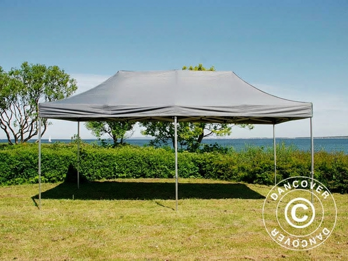 Pop Up Gazebo 4x8m Grey with Steel Frame for Outdoor Events - product detail