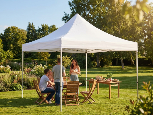 White PVC roof cover for 6x6m party tents - product detail
