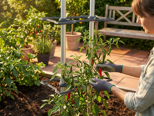 Climbing Support in Anthracite/Silver for Plants