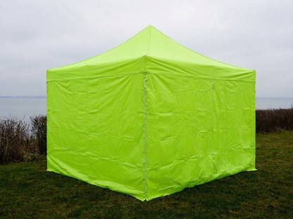 Neon yellow/green pop up gazebo with aluminium frame - product detail