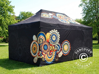 White pop up gazebo 4x8 m with aluminium frame