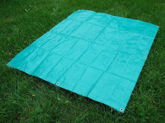 Green polyethylene tarpaulin 20x20 m for outdoor use