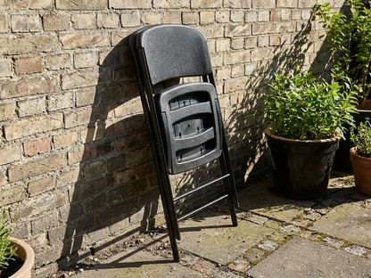 Folding Chair 48x43x89 cm Black for indoor and outdoor use - product detail