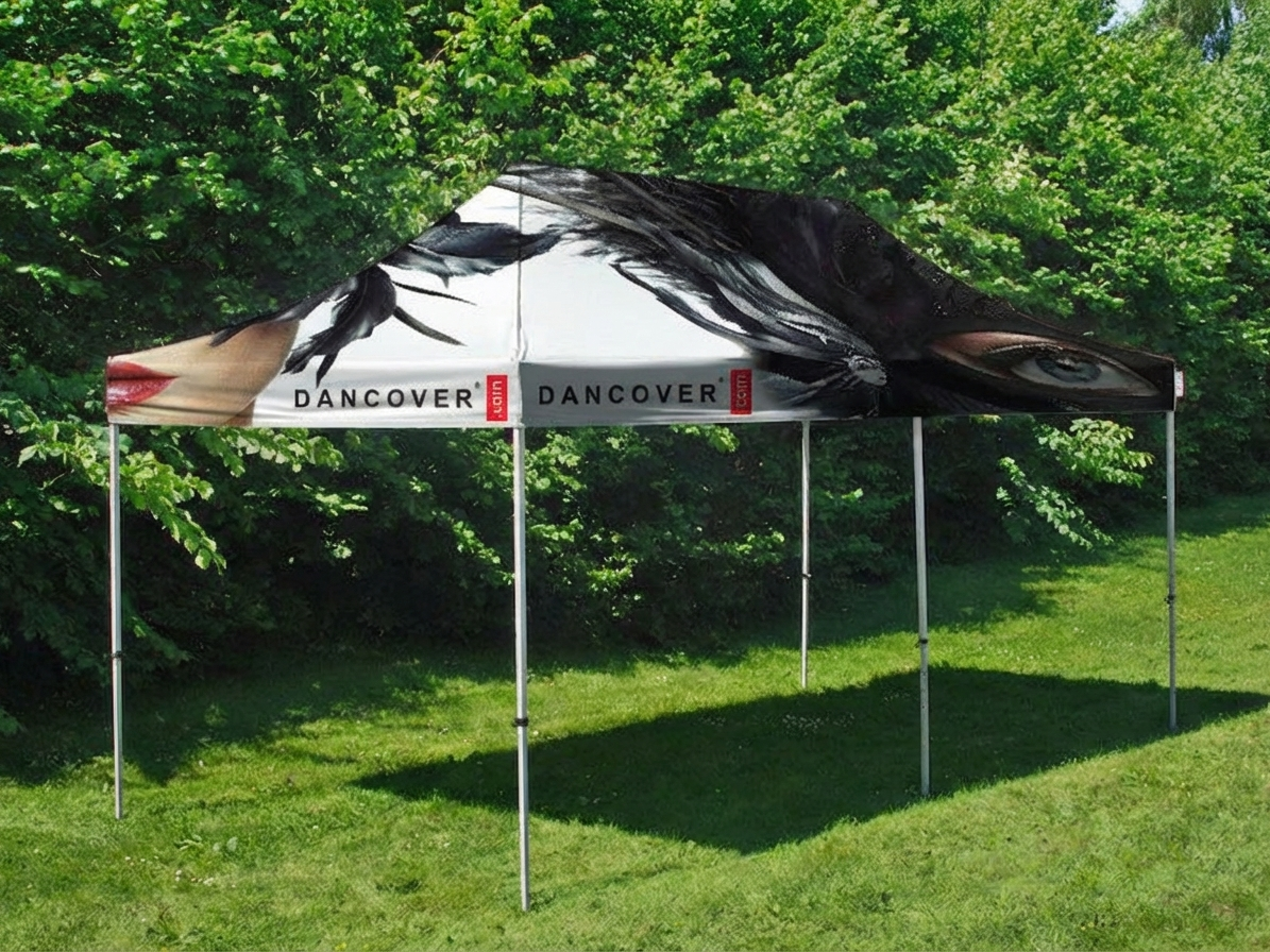 4x8 m white pop-up gazebo with aluminium frame for outdoor events - product detail
