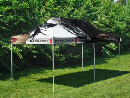 4x8 m white pop-up gazebo with aluminium frame for outdoor events - product detail