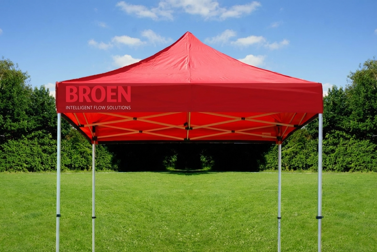 Valance print for event tents, durable and stylish