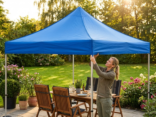 Blue 3x3 m Gazebo Roof Cover, Waterproof Polyester