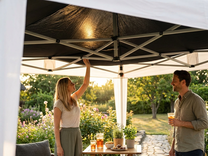 Black gazebo roof lining for 3x3 m pop-up gazebo - view 3