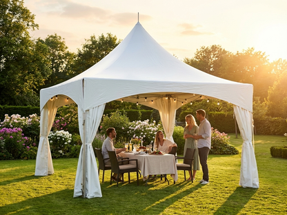 White PVC pagoda marquee 5x5 m for outdoor events - view 3