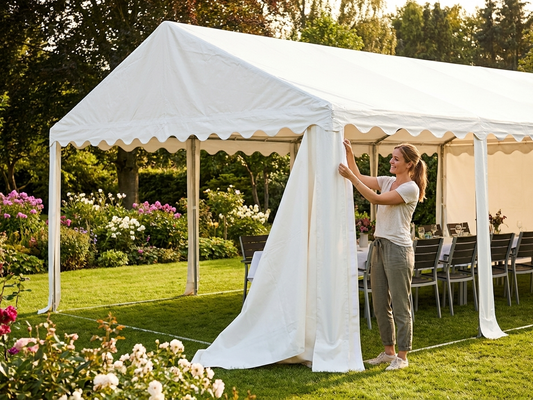 White Roof Cover 6x12 m for Plus Marquee