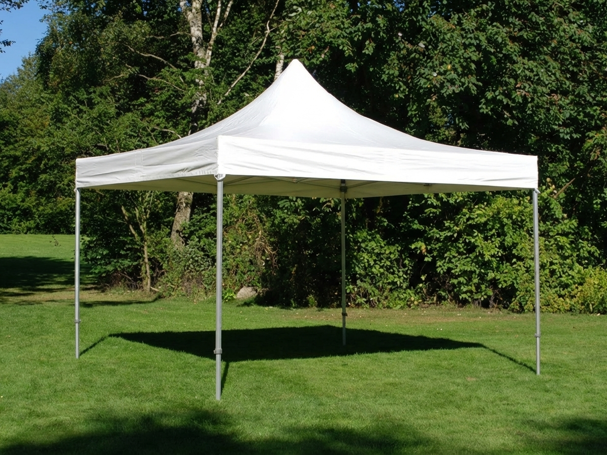 White pop-up gazebo for outdoor events - product detail