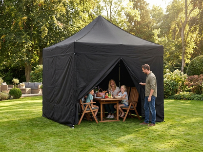 Black Pop Up Gazebo 3x3 m for outdoor events - product detail