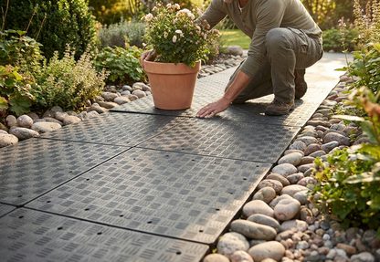 Anthracite Flooring PRO with Recycled PE Material