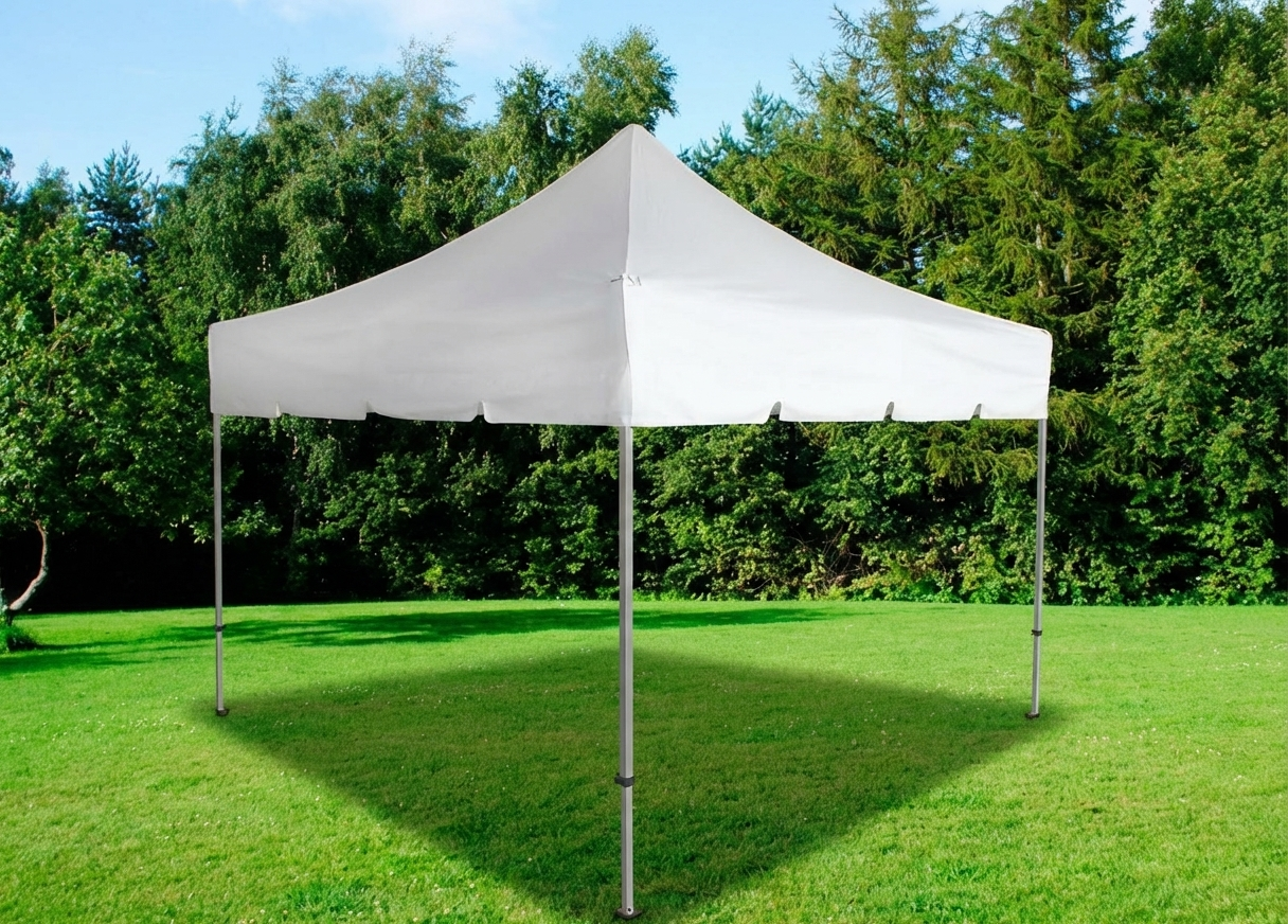 Pop up gazebo 3x3m white with steel frame for outdoor events - product detail