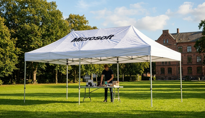 FleXtents roof cover in weatherproof PVC for event tents