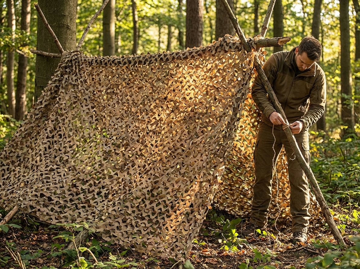Camouflage Net 2.4x6m in Camouflage Colour for Outdoor Use - view 3