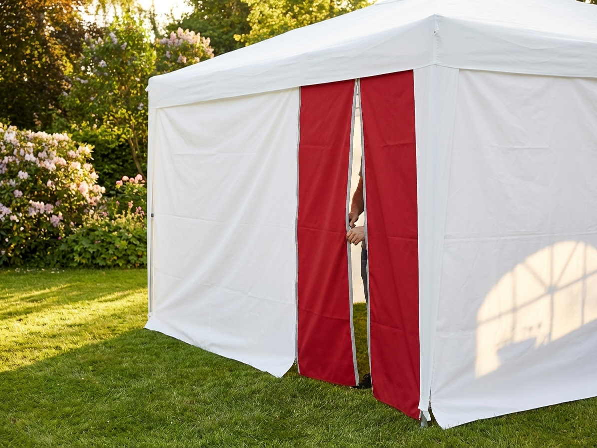 Red infill joint panels for FleXtents® PRO pop-up gazebo - view 3