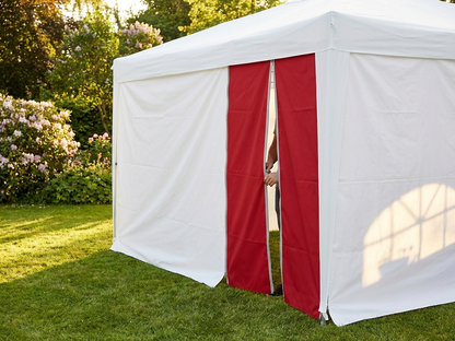 Red infill joint panels for FleXtents® PRO pop-up gazebo - view 3
