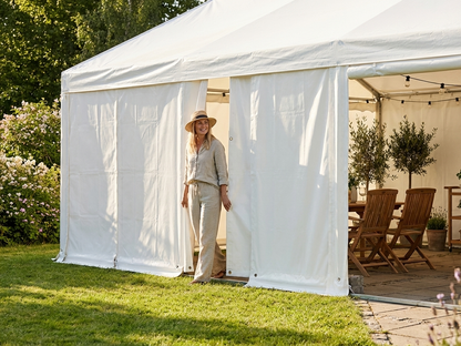 PVC Endwall 5m White for Outdoor Use - product detail