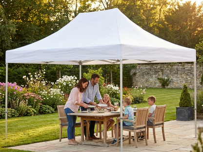 White waterproof gazebo roof cover 3x6 m - view 3