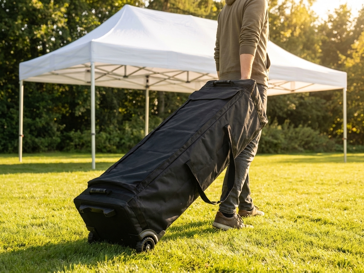 Wheeled carry bag for Flextents Xtreme 50 in black - view 3