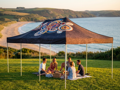 White pop-up gazebo with aluminium frame, ideal for outdoor events - view 3