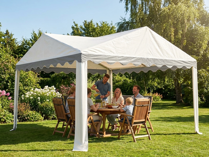 Marquee roof cover in white/grey for 4x6 m size - view 3