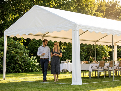 White roof cover for 5x10 m marquee, outdoor use - view 3