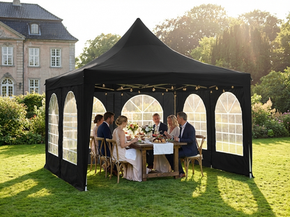 4x4 m black marquee pagoda for outdoor events - view 3