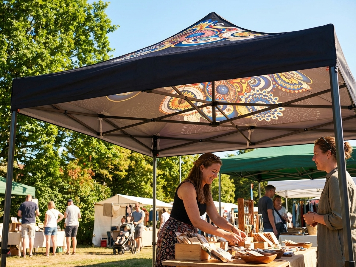 Pop up gazebo roof cover in white, 3x4.5m size