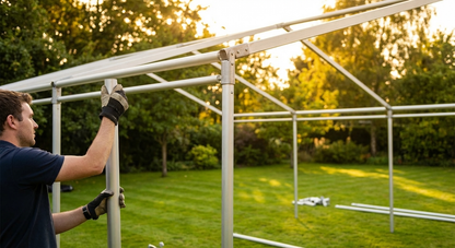 Standing Leg in Galvanised Steel for Industrial Use - product detail