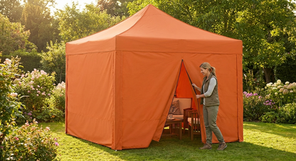 Orange Pop Up Gazebo Sidewall Kit