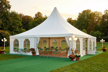 White Pagoda Tent 10x10m for outdoor event use - product detail