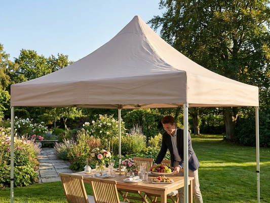 Gazebo Roof Cover in Latte for 3x6m Gazebos