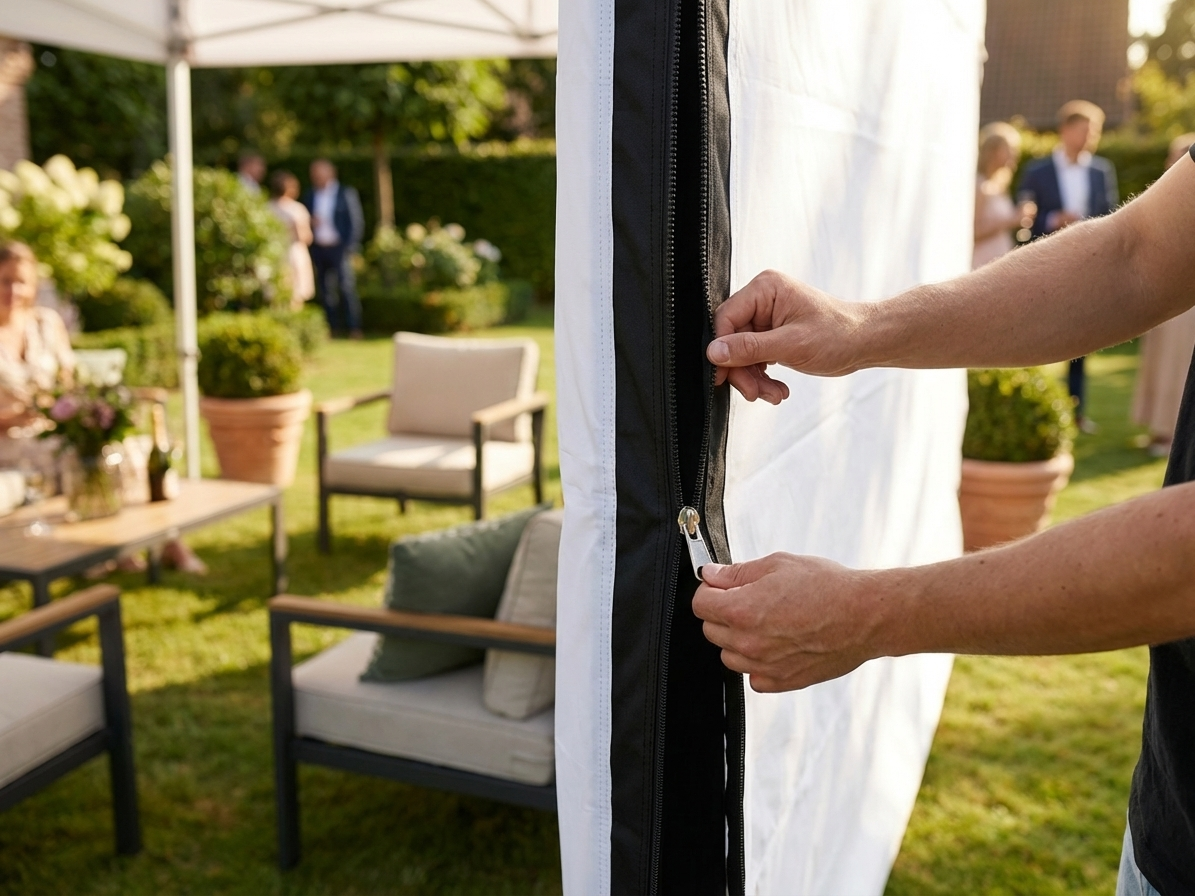 Black infill joint panels for pop-up gazebo - product detail