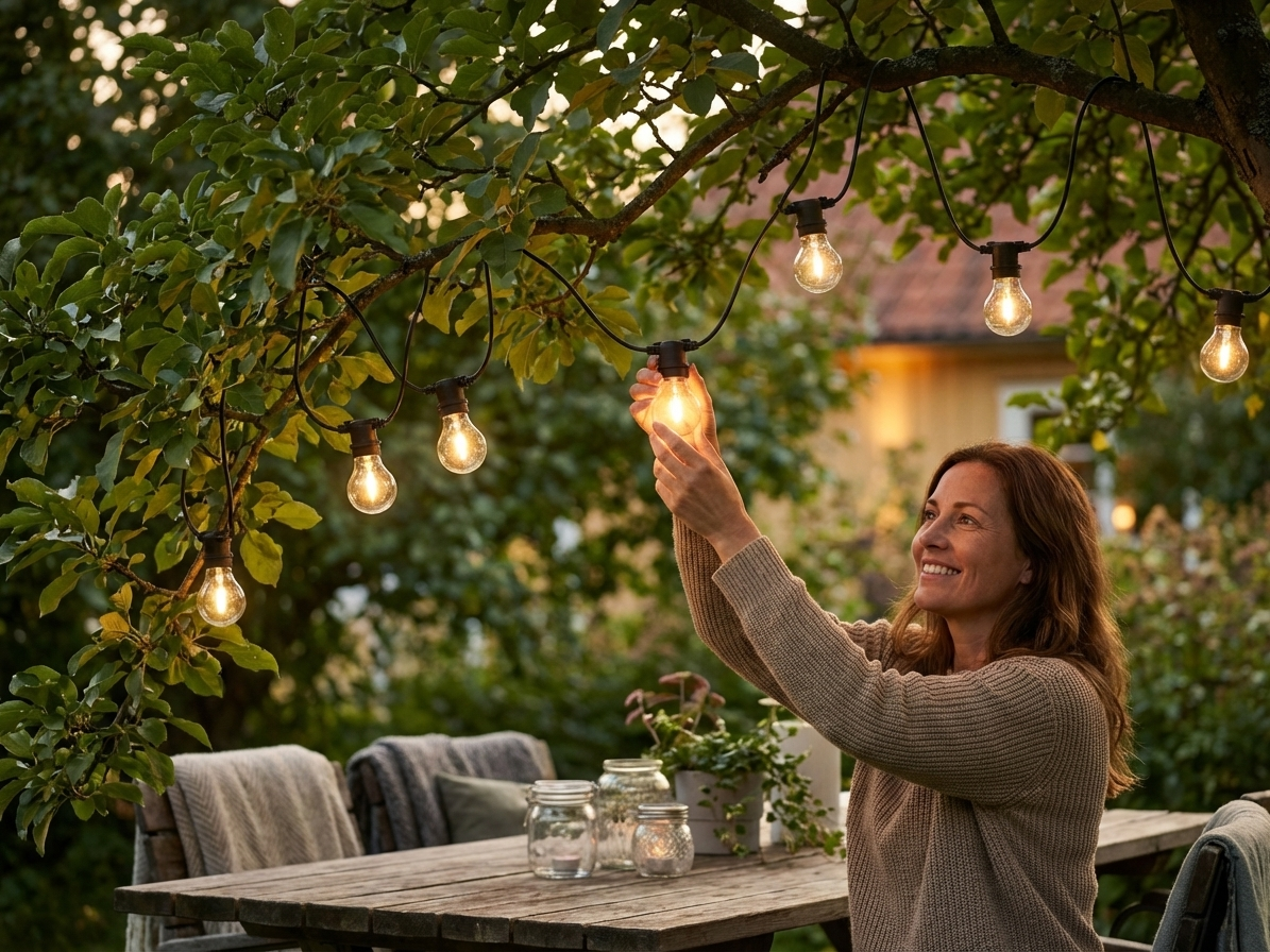 Clear LED fairy lights for indoor and outdoor use - view 3