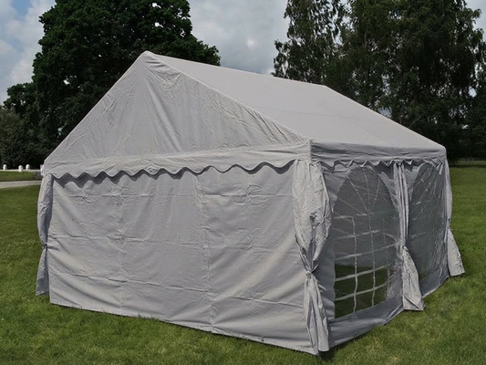 Sand-coloured 4x4 m marquee for outdoor events