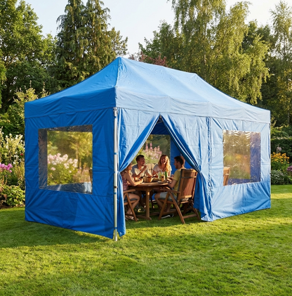Blue sidewall kit for 4x8m gazebo - product detail