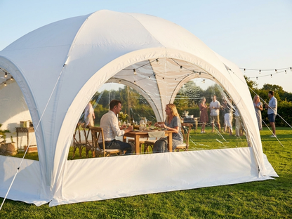 Dome Marquee Sidewall with Window 3x1.95m White - view 3