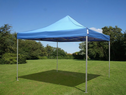 Blue pop up gazebo with steel frame for outdoor events - product detail
